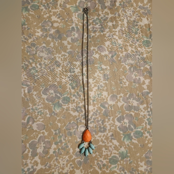 Coral Turquoise Necklace - Picture 2 of 3